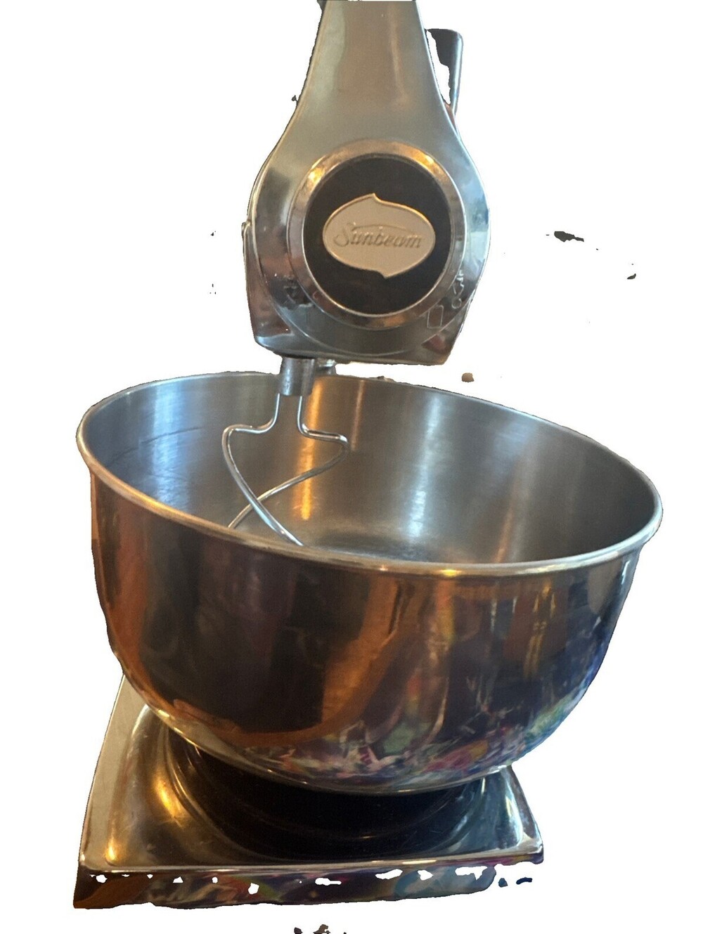 VTG Sunbeam Mixmaster Stand /hand Mixer Chrome Tested